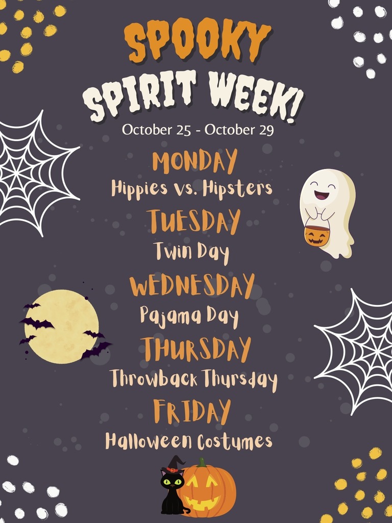 Spooky Spirit Week